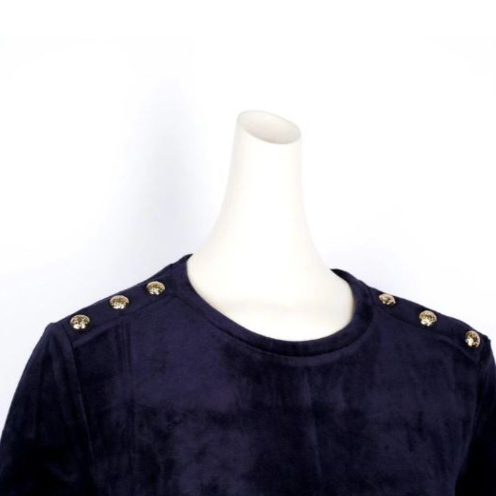 NWT Juicy Couture Black Label Velour Stretch Dress - Picture 2 of 5